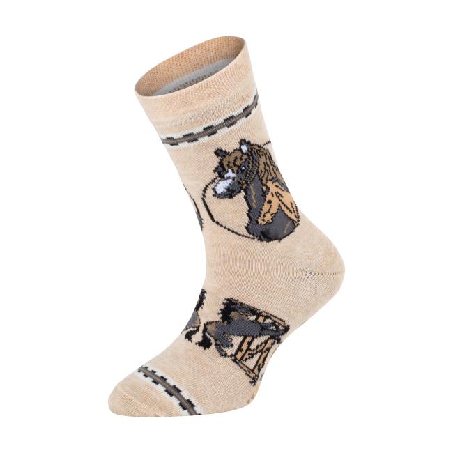 6 Paar TippTexx 24 Kinder Socken Pferde