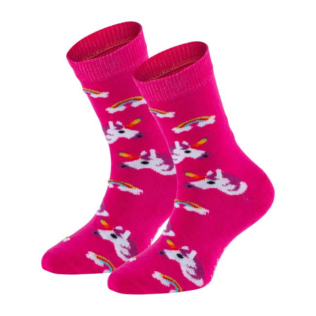 6 Paar TippTexx 24 Kinder Socken Einhorn