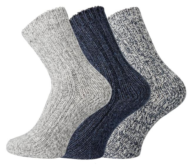 3 Paar TippTexx 24 superweiche Norwegersocken für Babys und Kinder