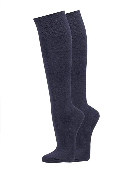 4 Paar Kniestrümpfe Baumwolle, Oeko-Tex 100, Unisex