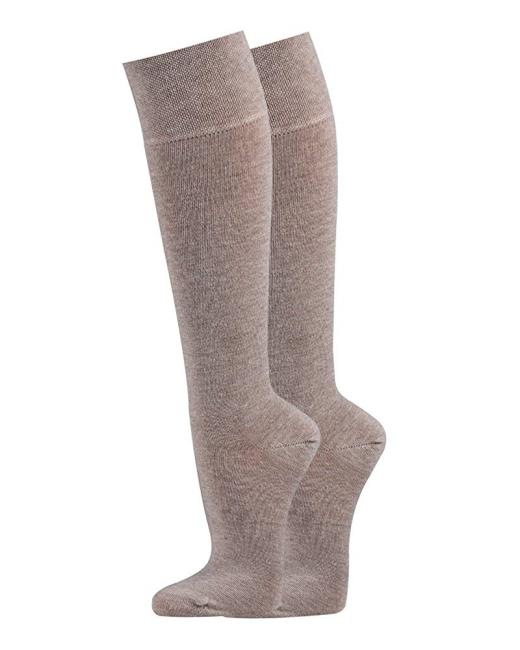 4 Paar Kniestrümpfe Baumwolle, Oeko-Tex 100, Unisex
