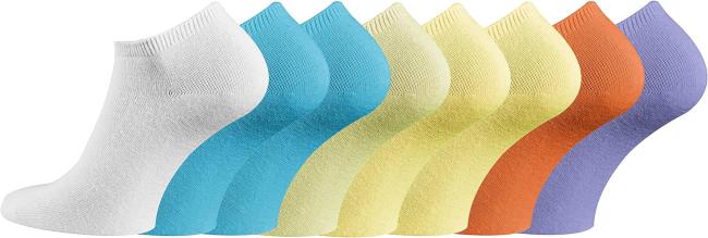 10 Paar TippTexx 24 Sneakersocken, Cotton Classic, handgekettelt