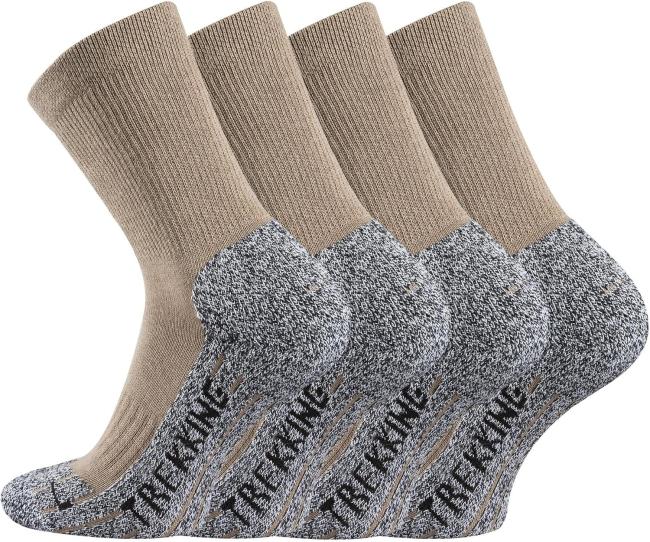 4 Paar TippTexx 24 COOLMAX Unisex Trekkingsocken Wandersocken