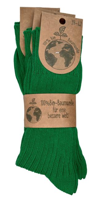 6 Paar TippTexx 24 Wellness Socken mit 100% reiner Bio-Baumwolle