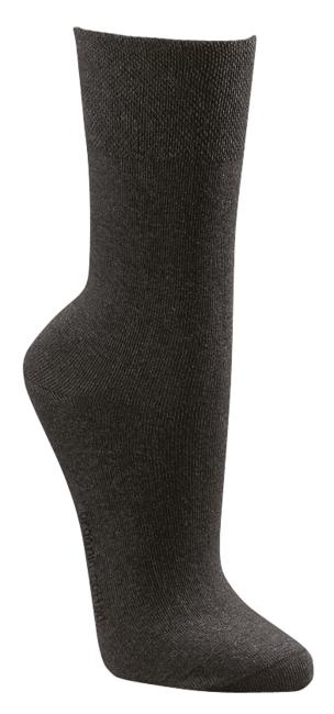 6 Paar TippTexx 24 Baumwoll-Socken mit breitem Komfort Piqué-Bund