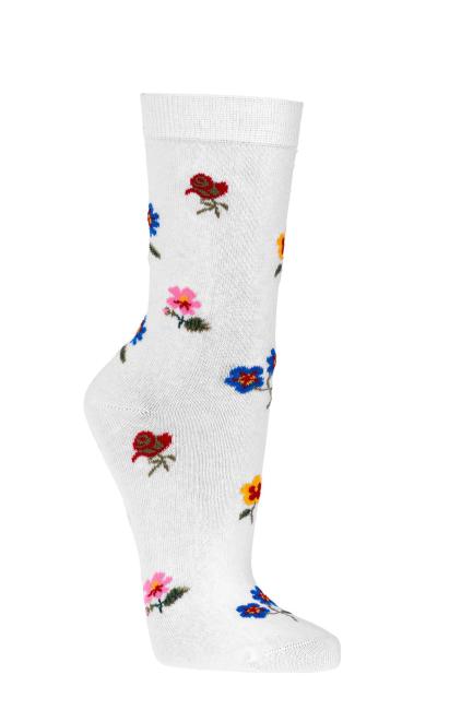 6 Paar TippTexx 24 Damensocken Streublümchen
