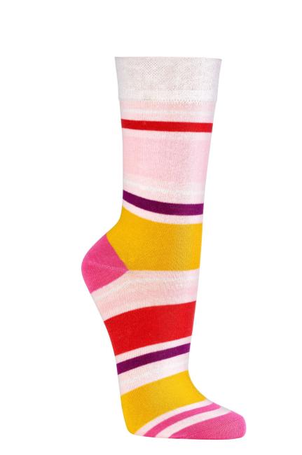 6 Paar TippTexx 24 Damensocken Tausendschön