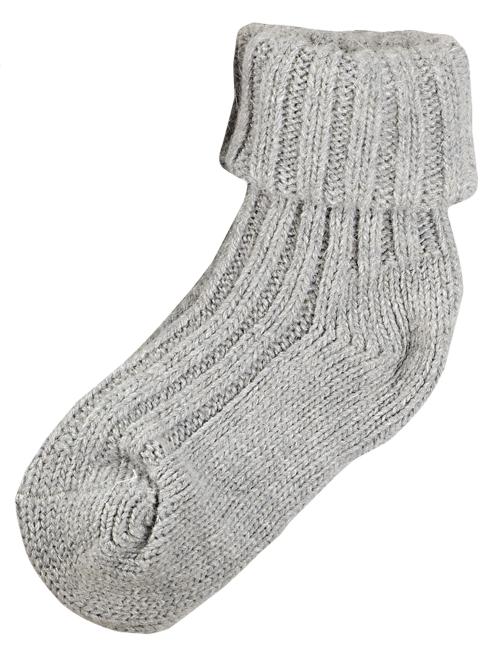 2 Paar TippTexx 24 Umschlag-Socken Wollsocken mit Alpaka