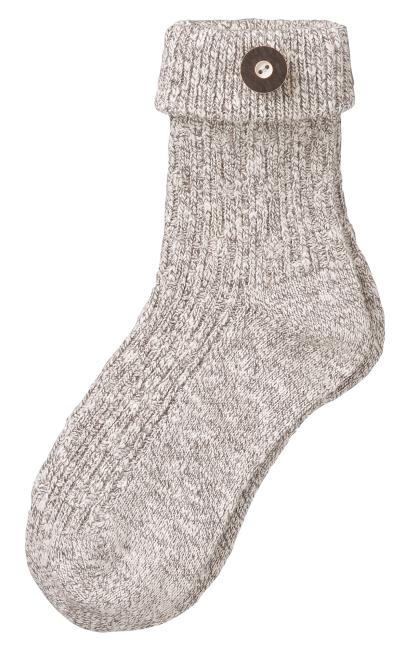 2 Paar TippTexx 24 Trachtensocken im Landhaus-Stil mit Trachtenknopf