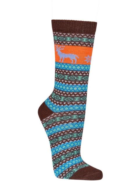 2 Paar TippTexx 24 Hygge Socken mit Wolle Unisex