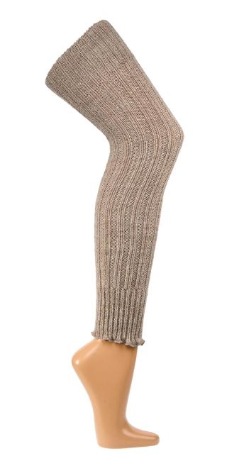 1 Paar TippTexx 24 Kuschelige OVERKNEE Stulpen Beinwärmer mit Alpakawolle