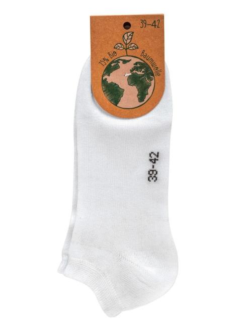 6 Paar TippTexx 24 GOTS Sneakersocken mit Bio-Baumwolle
