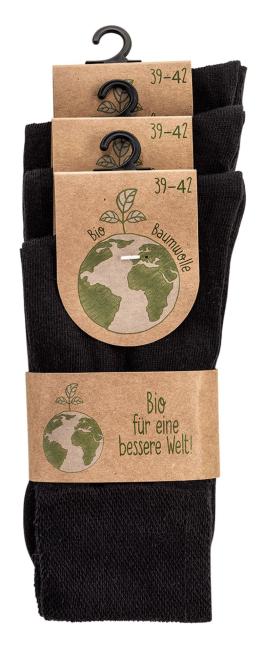 6 Paar TippTexx 24 Wellness-Socken mit Bio-Baumwolle