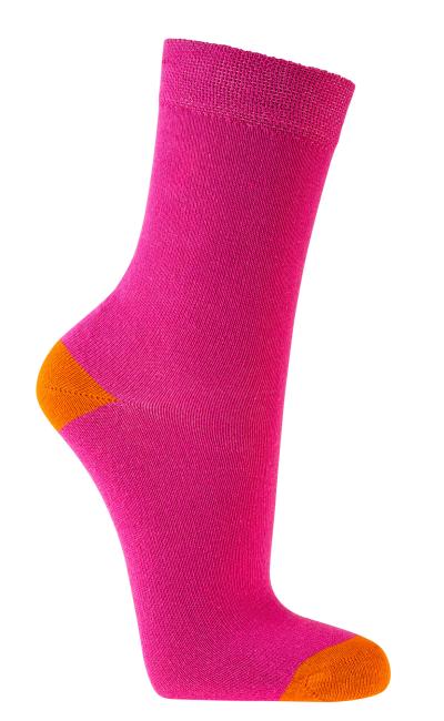 6 Paar TippTexx 24 Kinder Socken, handgekettelt, Gute Laune Farben