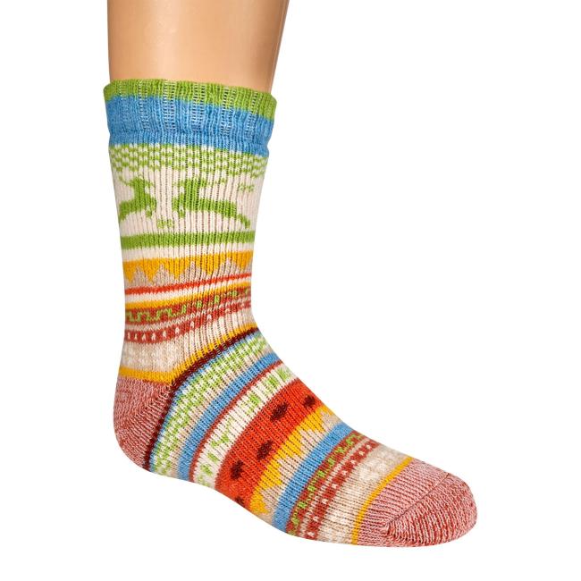2 Paar TippTexx 24 Hygge Kinder Söckchen mit Wolle Vollplüsch