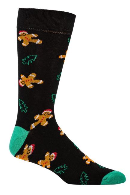 2 Paar TippTexx 24 festliche Weihnachts-Socken "Ho Ho Ho"