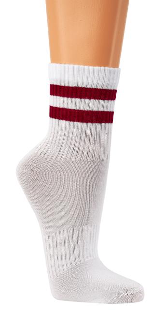 4 Paar TippTexx 24 Kurzschaft Bambus Crew Socks in Trend Farben