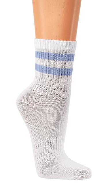 4 Paar TippTexx 24 Kurzschaft Bambus Crew Socks in Trend Farben