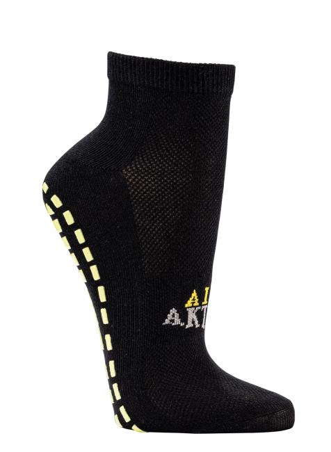 2 Paar TippTexx 24 Sport Sneakersocken Jump Socks mit extrastarkem ABS-Druck